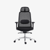 Chaise de bureau ergonomique avec appui-tête réglable