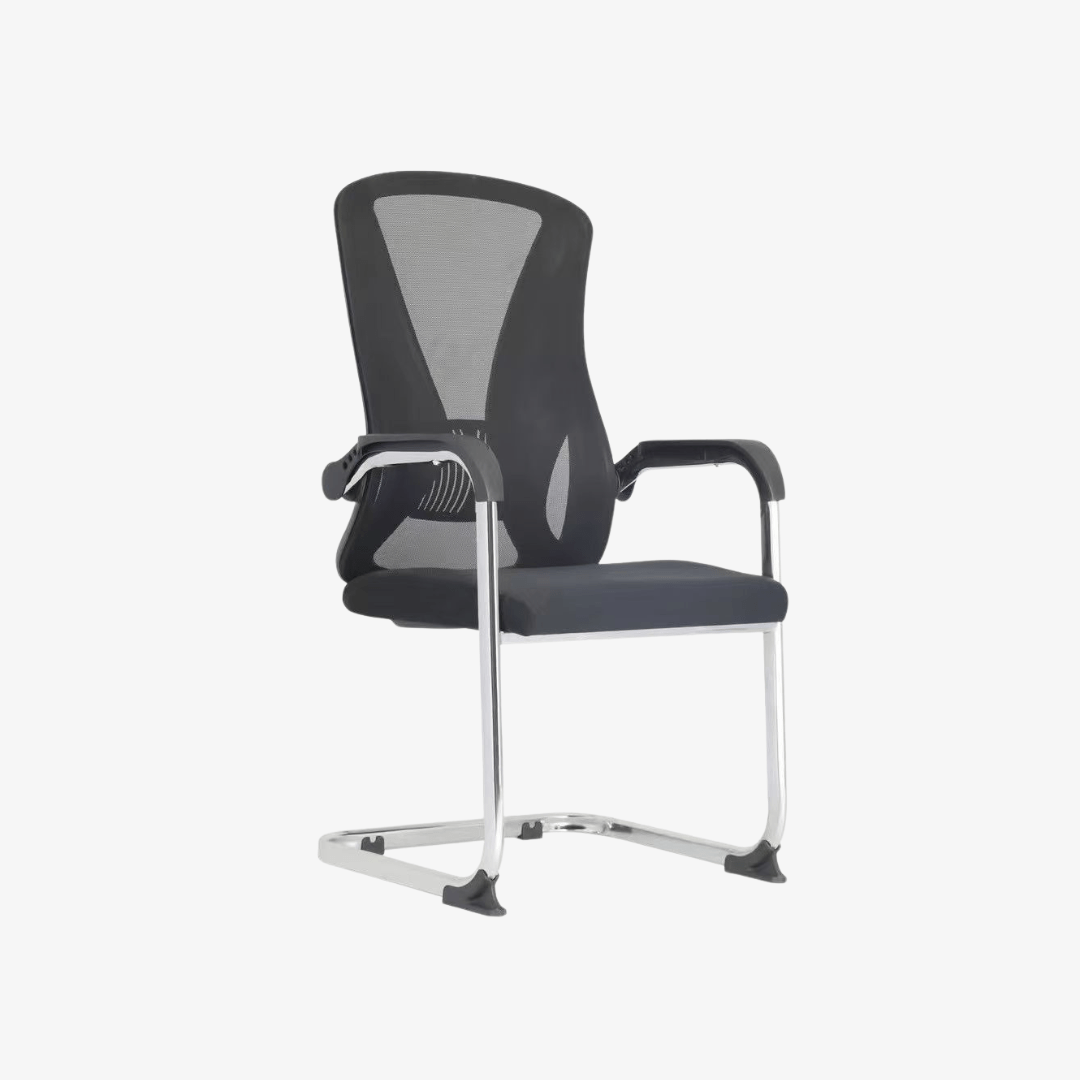 Chaise de bureau pour salle de conférence en mesh noir