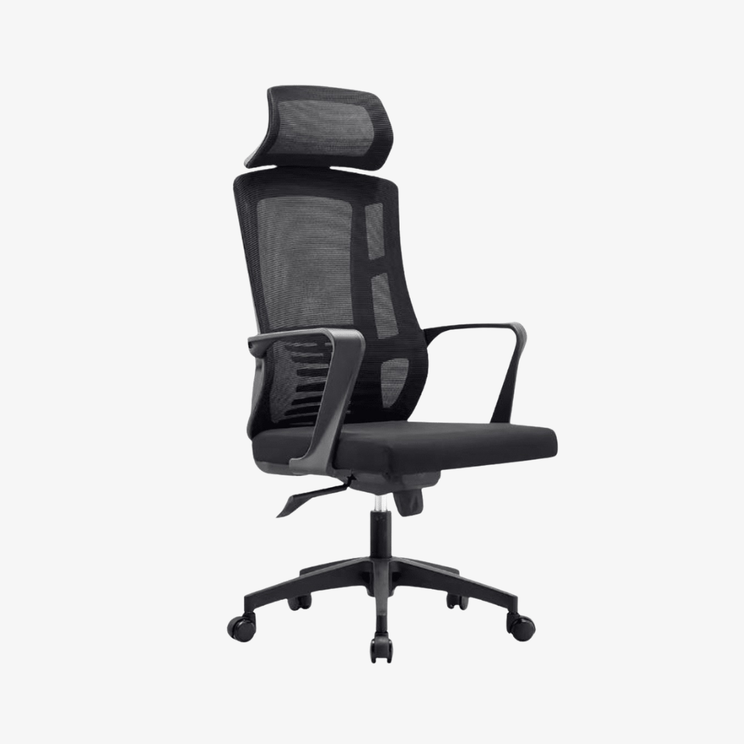 Fauteuil opérateur en Maille avec Appui-tête 908A - Image 2