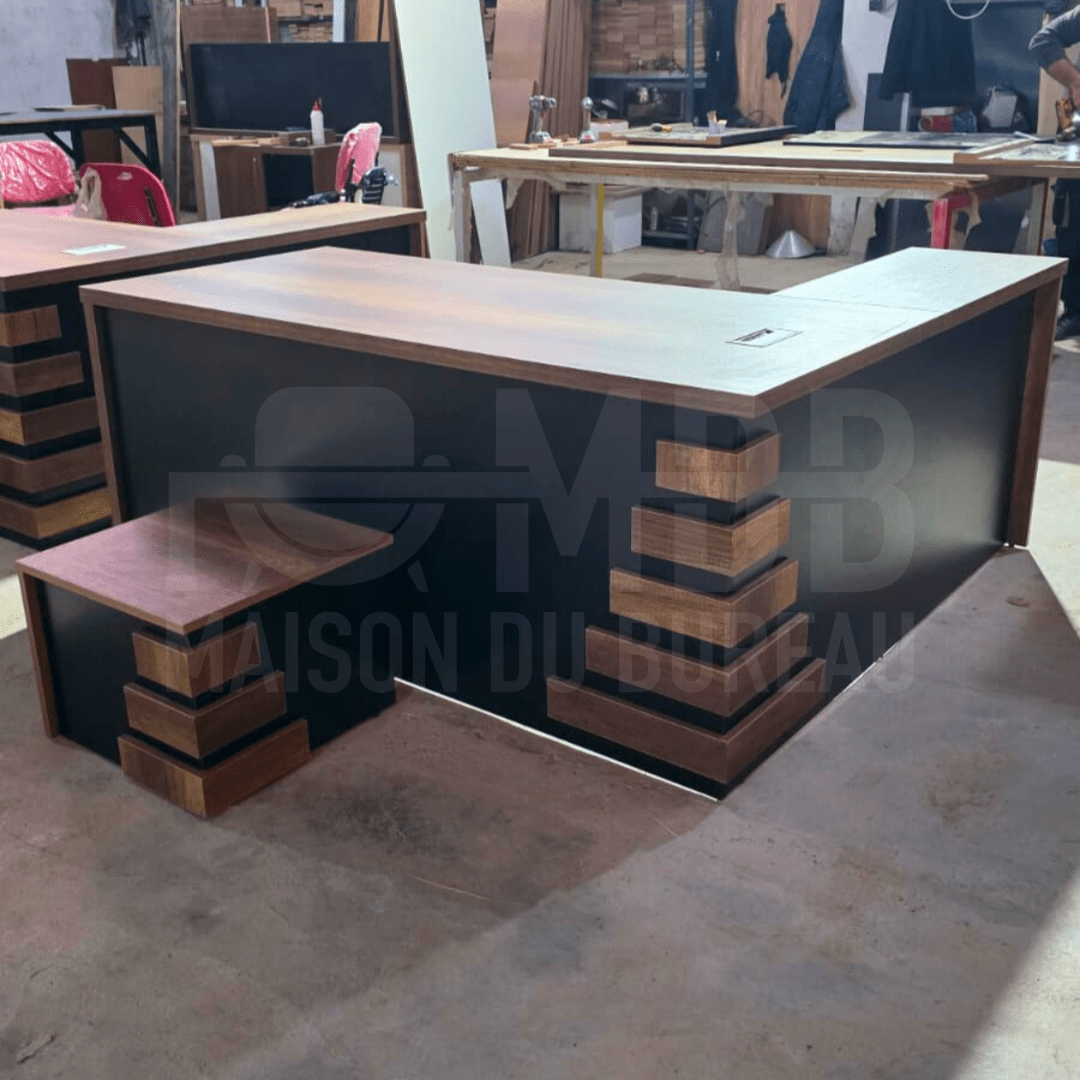 Bureau de direction NOVA en bois mdf - Image 2