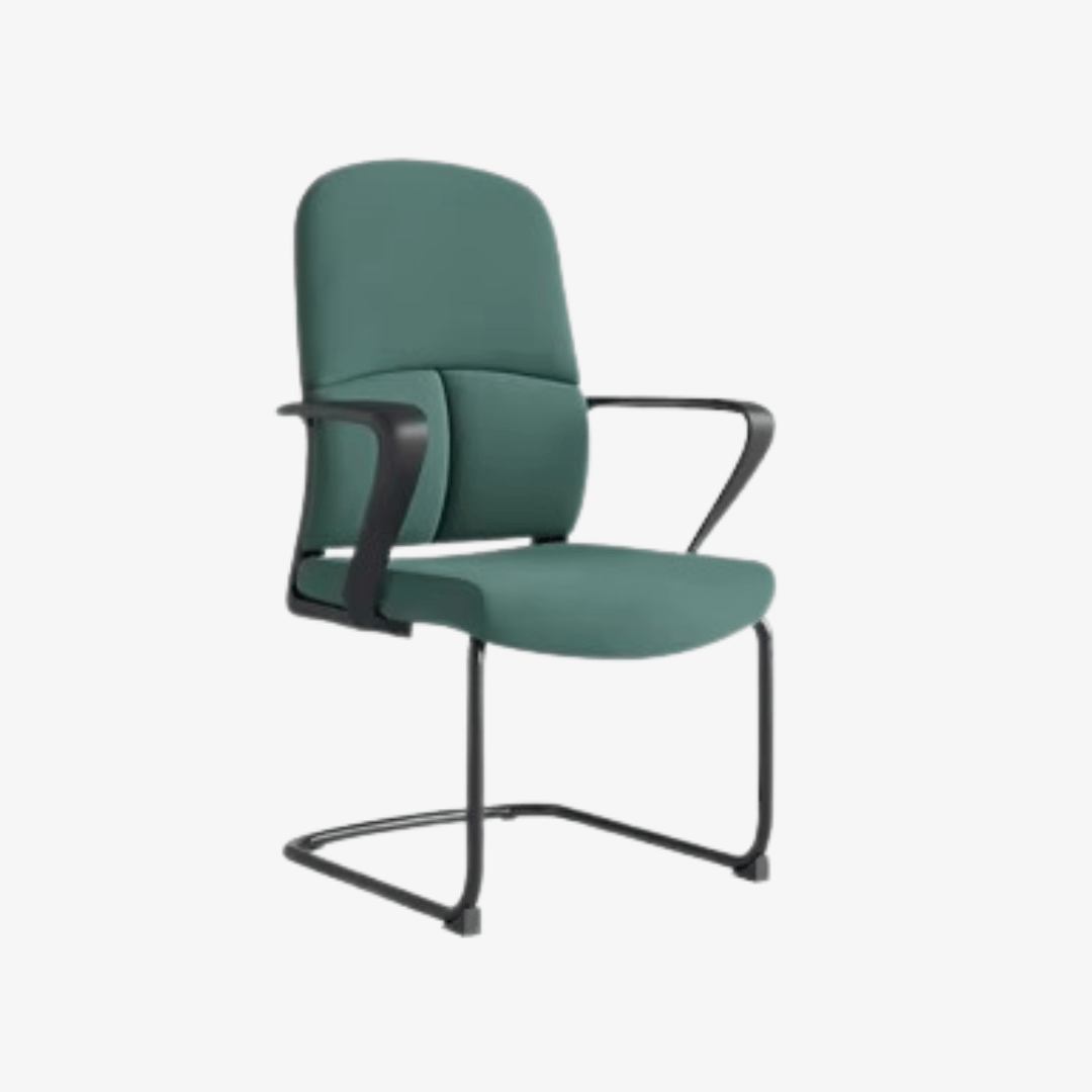 Fauteuil visiteur vert