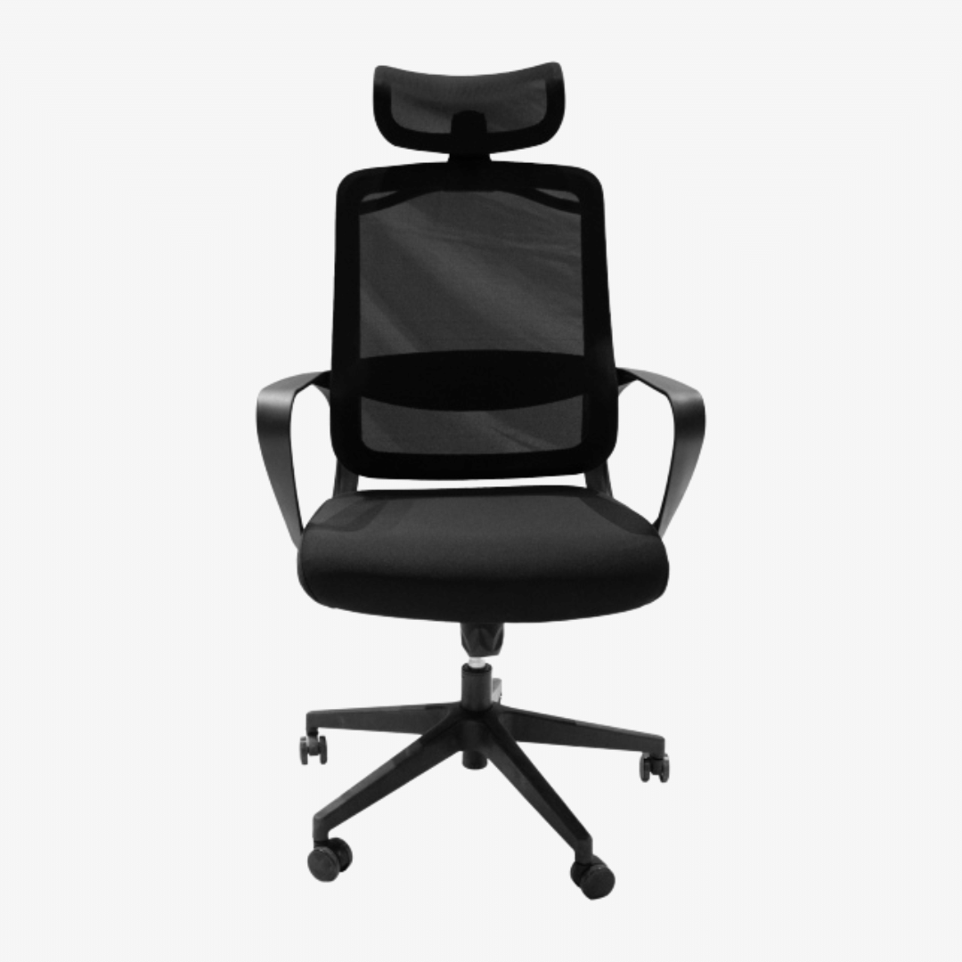 Chaise ergonomique avec têtière