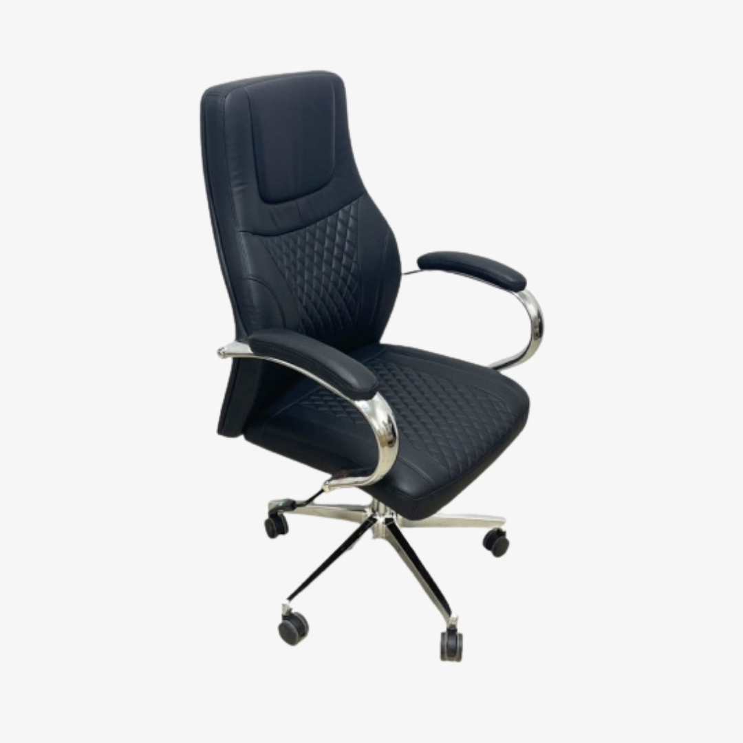 Fauteuil président en simili cuir SILVA